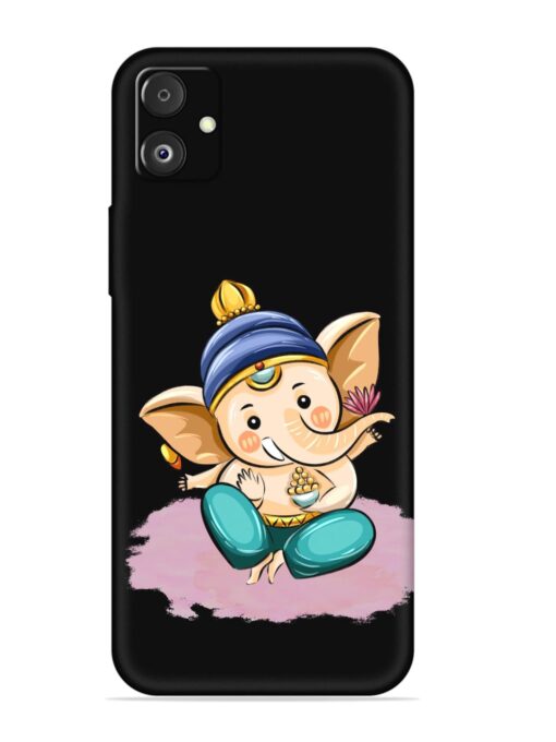 Bal Ganesh Vector Art Embossed Soft Silicone Case for Samsung Galaxy F14 (5G) Zapvi