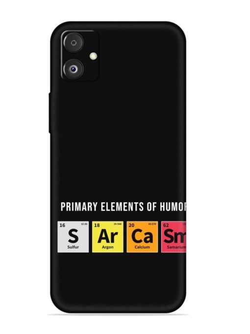 Primary Elements Humor Embossed Soft Silicone Case for Samsung Galaxy F14 (5G) Zapvi