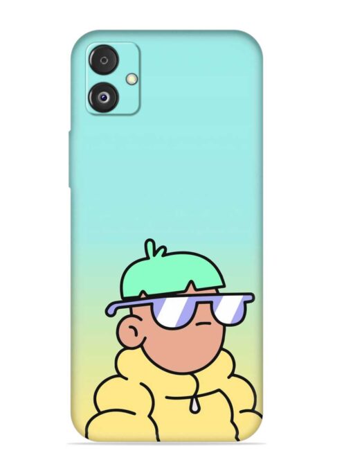 Doodles Cool Character Embossed Soft Silicone Case for Samsung Galaxy F14 (5G) Zapvi