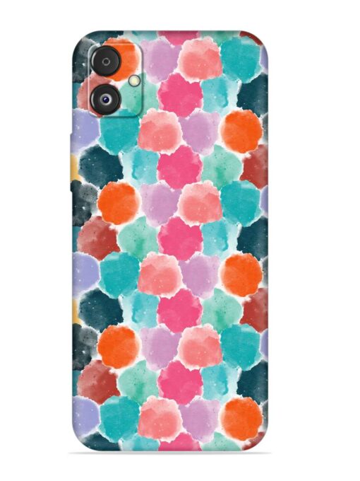 Colorful Seamless Pattern Embossed Soft Silicone Case for Samsung Galaxy F14 (5G) Zapvi