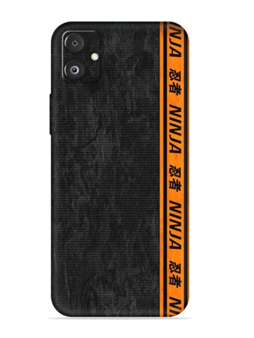 Ninja Srtips Embossed Soft Silicone Case for Samsung Galaxy F14 (5G) Zapvi