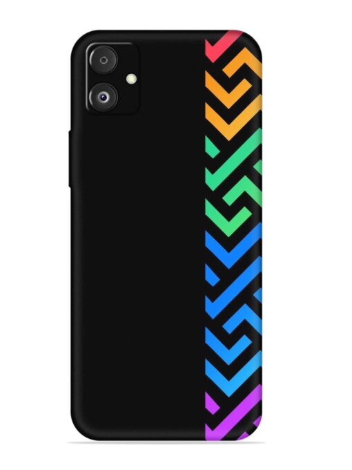 Colorshape Stripes Embossed Soft Silicone Case for Samsung Galaxy F14 (5G) Zapvi