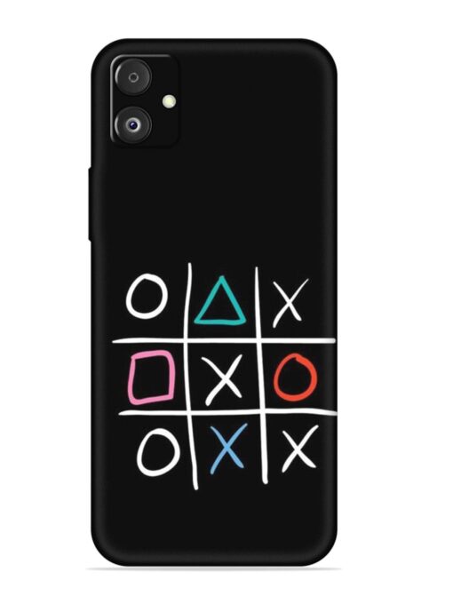 Super Neon Tic-Tac-Toe Embossed Soft Silicone Case for Samsung Galaxy F14 (5G) Zapvi