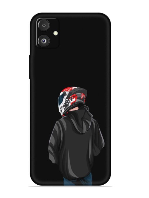 Motorcycle Rider Embossed Soft Silicone Case for Samsung Galaxy F14 (5G) Zapvi