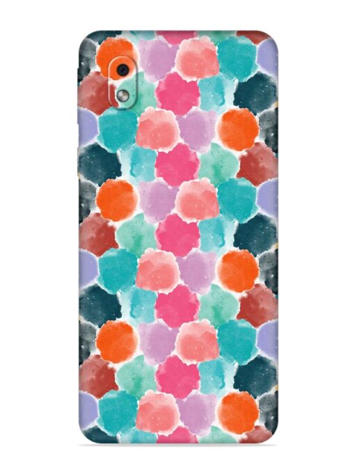 Colorful Seamless Pattern Embossed Soft Silicone Case for Samsung Galaxy M01 Core Zapvi