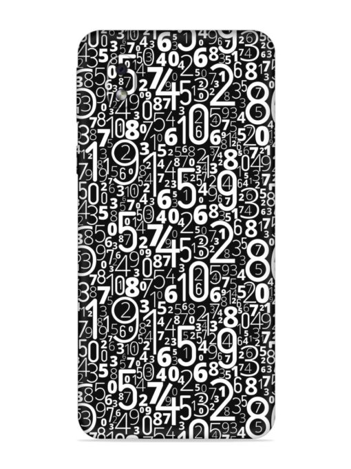 Many Numbers Different Embossed Soft Silicone Case for Samsung Galaxy M01 Core Zapvi