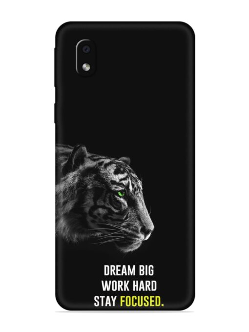 Dream Big Work Hard Embossed Soft Silicone Case for Samsung Galaxy M01 Core Zapvi