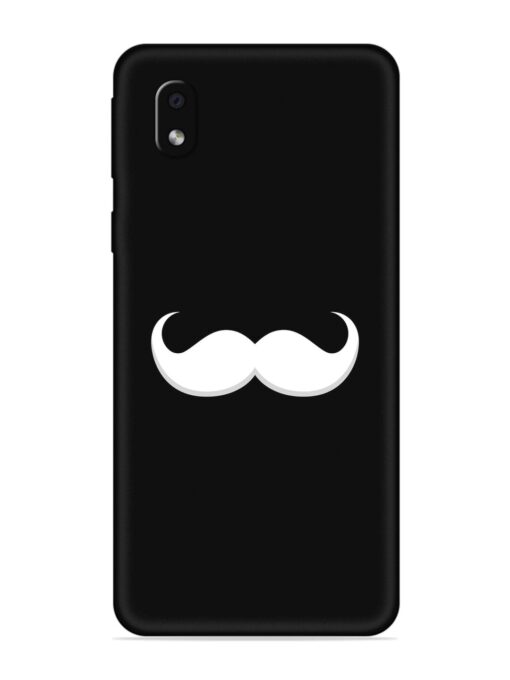 Mustache Vector Embossed Soft Silicone Case for Samsung Galaxy M01 Core Zapvi