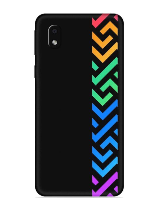 Colorshape Stripes Embossed Soft Silicone Case for Samsung Galaxy M01 Core Zapvi