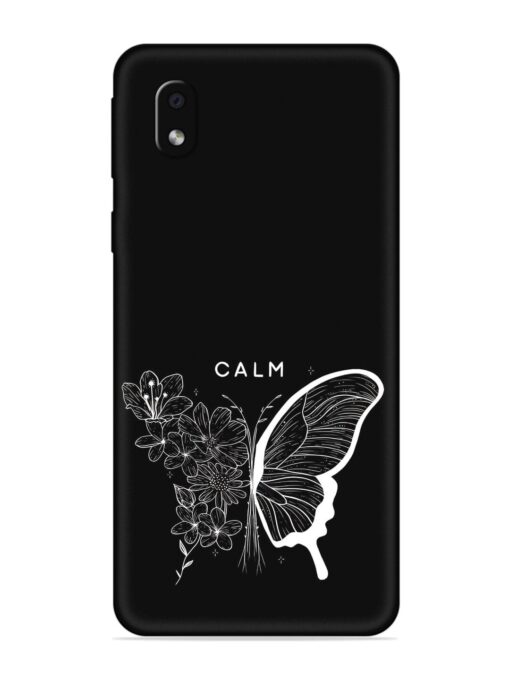 Calm Embossed Soft Silicone Case for Samsung Galaxy M01 Core Zapvi