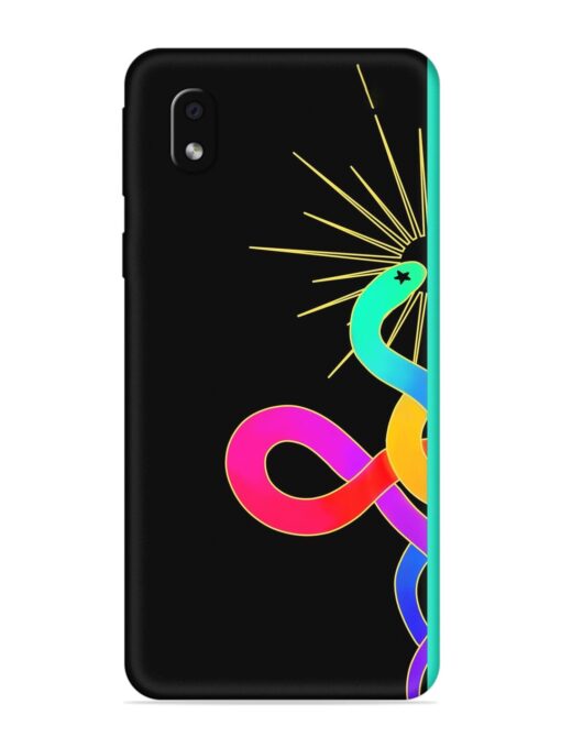 Art Geometric Abstraction Embossed Soft Silicone Case for Samsung Galaxy M01 Core Zapvi