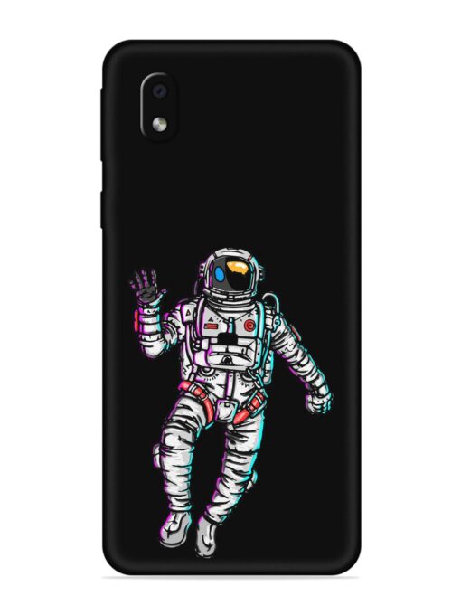 Spaceman Embossed Soft Silicone Case for Samsung Galaxy M01 Core Zapvi