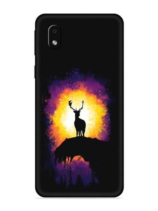 Elk Animal Art Embossed Soft Silicone Case for Samsung Galaxy M01 Core Zapvi