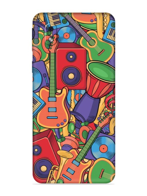 Colorful Music Art Embossed Soft Silicone Case for Samsung Galaxy M01 Core Zapvi