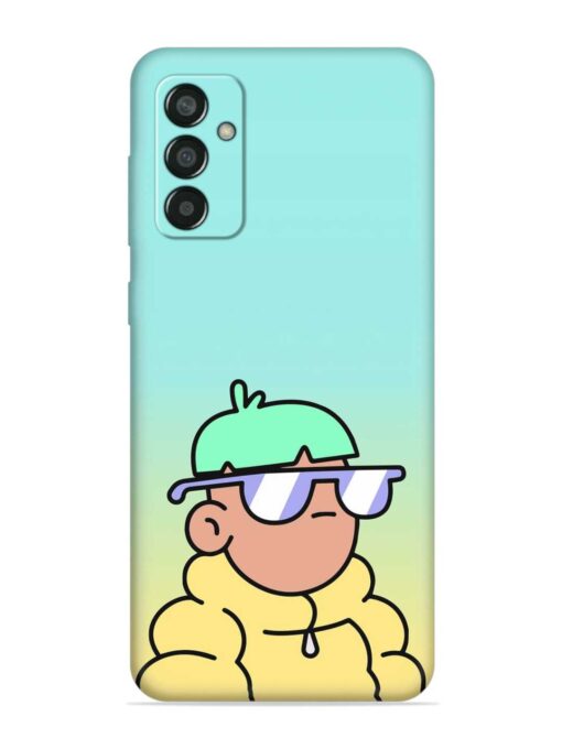 Doodles Cool Character Embossed Soft Silicone Case for Samsung Galaxy M13 (4G) Zapvi