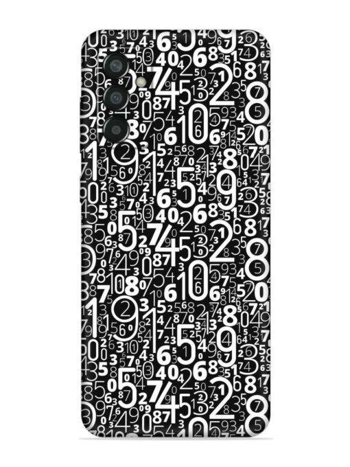 Many Numbers Different Embossed Soft Silicone Case for Samsung Galaxy M13 (4G) Zapvi