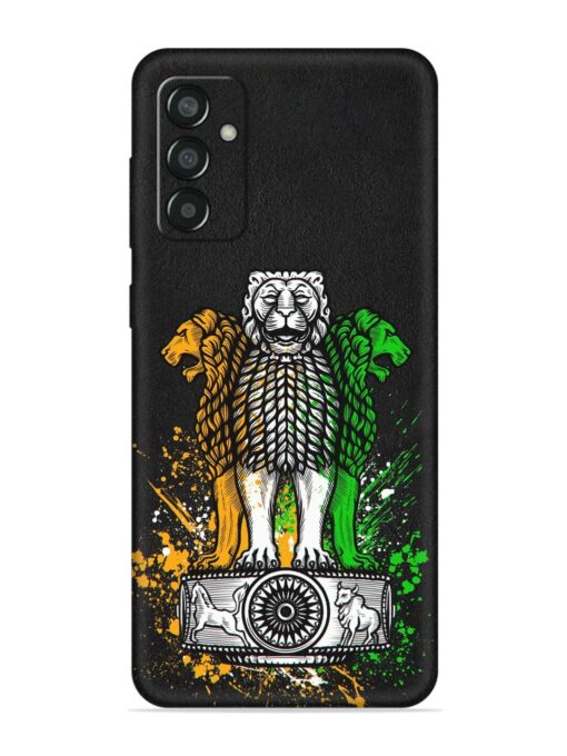 Pillars Of Ashoka Embossed Soft Silicone Case for Samsung Galaxy M13 (4G) Zapvi