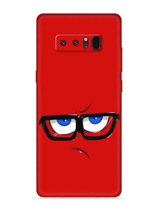 Rad Angry Face Embossed Soft Silicone Case for Samsung Galaxy Note 8 Zapvi