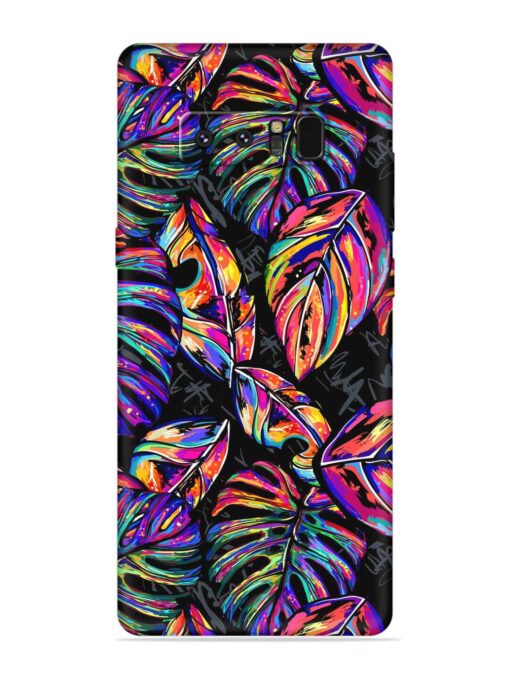 Tropical Seamless Vector Embossed Soft Silicone Case for Samsung Galaxy Note 8 Zapvi