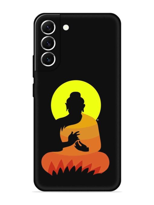 Buddha Art Black Embossed Soft Silicone Case for Samsung Galaxy S21 Fe (5G) Zapvi