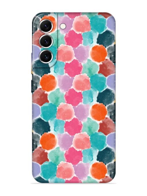 Colorful Seamless Pattern Embossed Soft Silicone Case for Samsung Galaxy S21 Fe (5G) Zapvi