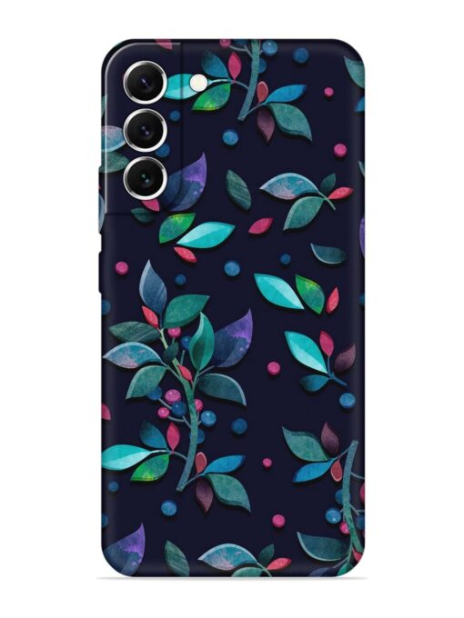 Decorative Watercolor Flower Embossed Soft Silicone Case for Samsung Galaxy S21 Fe (5G) Zapvi