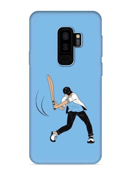 Cricket Gully Boy Embossed Soft Silicone Case for Samsung Galaxy S9 Plus Zapvi