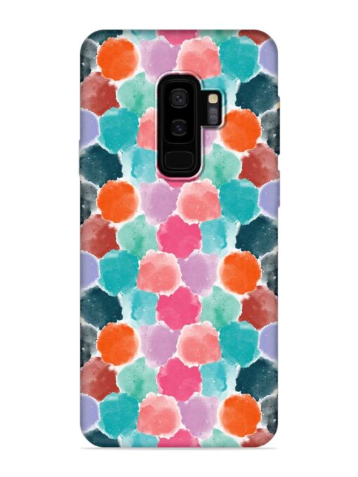 Colorful Seamless Pattern Embossed Soft Silicone Case for Samsung Galaxy S9 Plus Zapvi