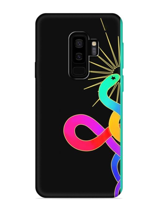 Art Geometric Abstraction Embossed Soft Silicone Case for Samsung Galaxy S9 Plus Zapvi