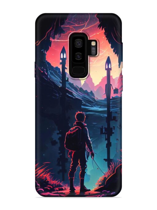 Cgs Artwork Embossed Soft Silicone Case for Samsung Galaxy S9 Plus Zapvi