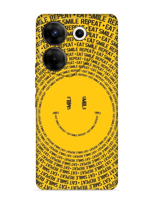 Smiley Embossed Soft Silicone Case for Tecno Camon 20 Pro (5G) Zapvi