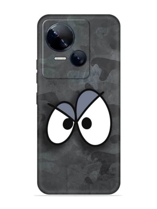 Big Eyes Night Mode Embossed Soft Silicone Case for Tecno Spark 10 (5G) Zapvi