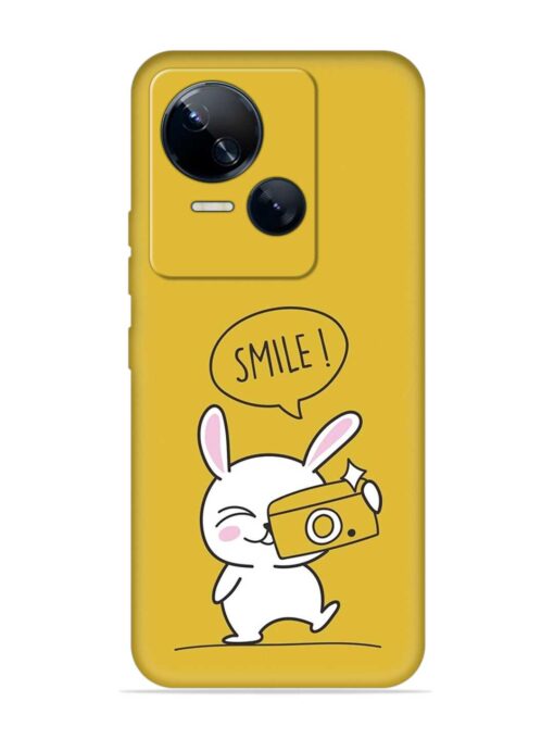 Hey Smile Please Embossed Soft Silicone Case for Tecno Spark 10 (5G) Zapvi