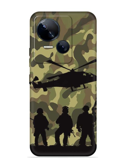 Army Heros Embossed Soft Silicone Case for Tecno Spark 10 (5G) Zapvi