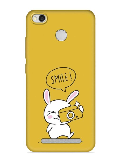 Hey Smile Please Embossed Soft Silicone Case for Xiaomi Redmi 3S Zapvi