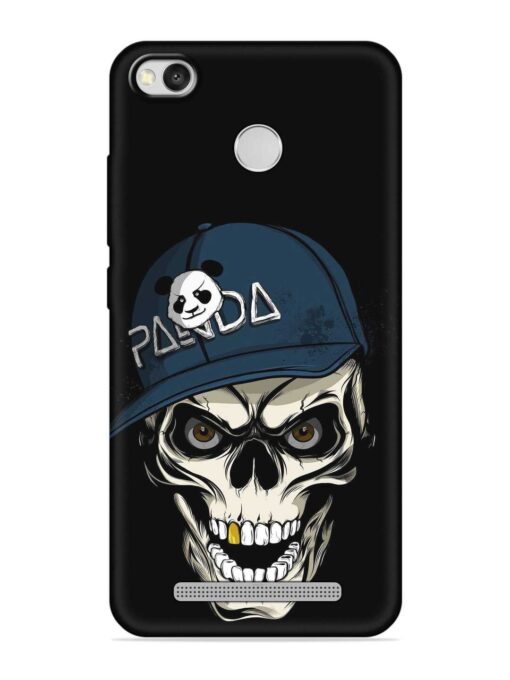 Panda Skull Embossed Soft Silicone Case for Xiaomi Redmi 3S Zapvi