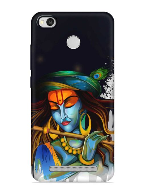 Krishna Art Embossed Soft Silicone Case for Xiaomi Redmi 3S Zapvi