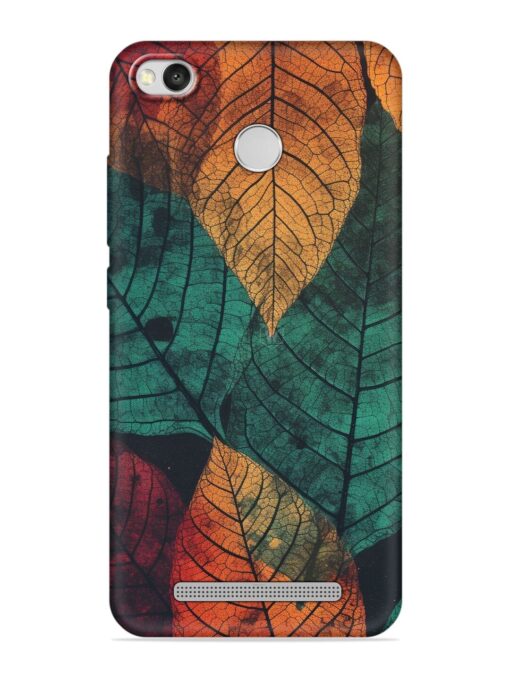 Leaves Artwork Embossed Soft Silicone Case for Xiaomi Redmi 3S Zapvi