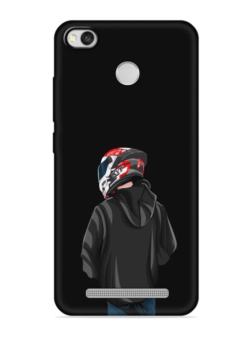 Motorcycle Rider Embossed Soft Silicone Case for Xiaomi Redmi 3S Zapvi