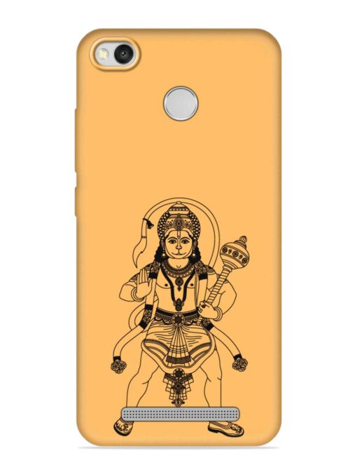 Indian God Hanuman Embossed Soft Silicone Case for Xiaomi Redmi 3S Prime Zapvi