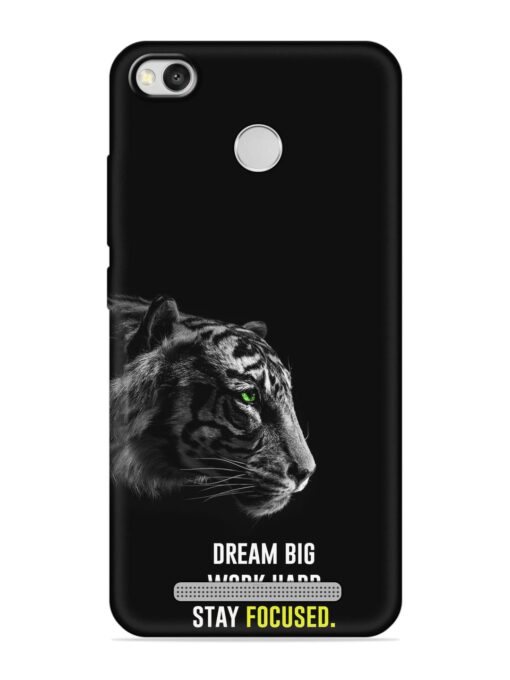 Dream Big Work Hard Embossed Soft Silicone Case for Xiaomi Redmi 3S Prime Zapvi