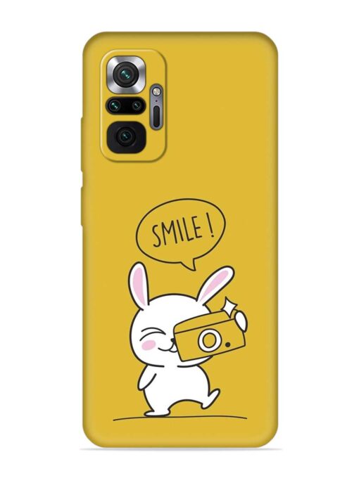 Hey Smile Please Embossed Soft Silicone Case for Xiaomi Redmi Note 10 Pro Max Zapvi