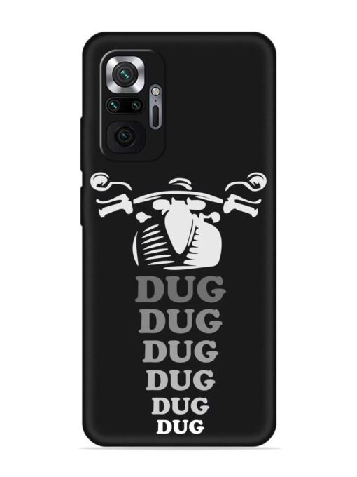 Dug Dug Dug Embossed Soft Silicone Case for Xiaomi Redmi Note 10 Pro Max Zapvi