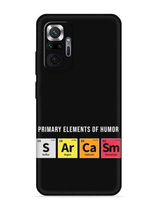 Primary Elements Humor Embossed Soft Silicone Case for Xiaomi Redmi Note 10 Pro Max Zapvi