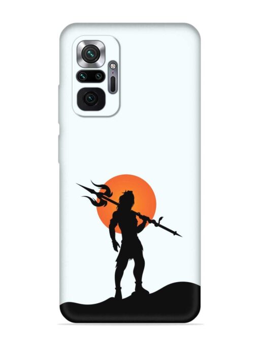 Lord Mahadev Trendy Embossed Soft Silicone Case for Xiaomi Redmi Note 10 Pro Max Zapvi