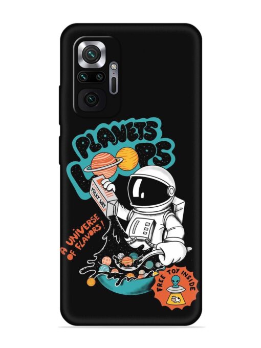 Planets Loop Embossed Soft Silicone Case for Xiaomi Redmi Note 10 Pro Max Zapvi