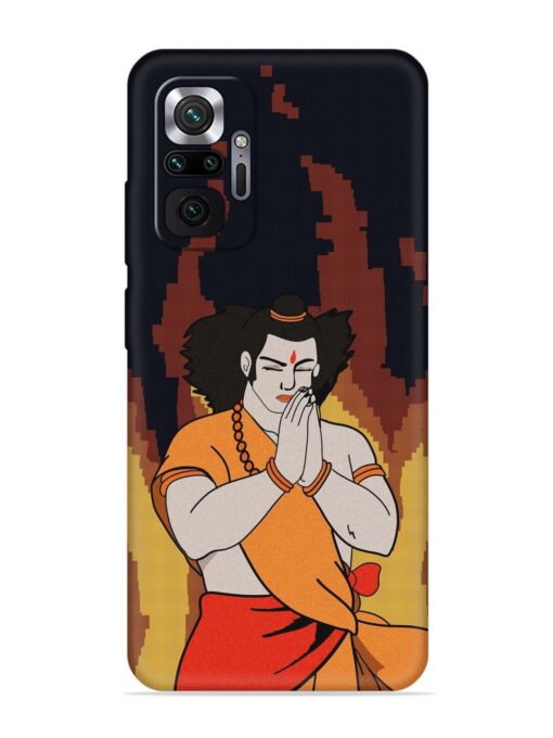 Shree Ram Vector Embossed Soft Silicone Case for Xiaomi Redmi Note 10 Pro Max Zapvi