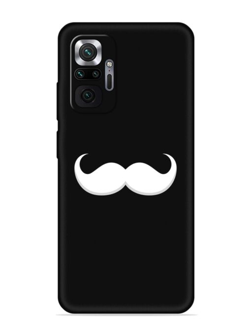 Mustache Vector Embossed Soft Silicone Case for Xiaomi Redmi Note 10 Pro Max Zapvi