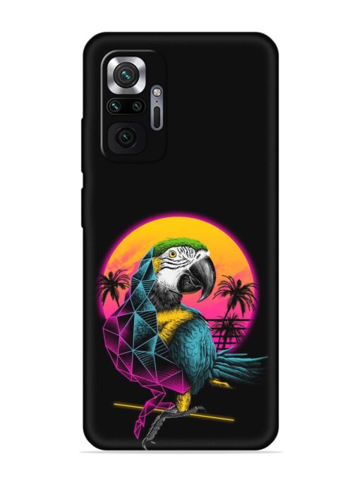 Rad Parrot Embossed Soft Silicone Case for Xiaomi Redmi Note 10 Pro Max Zapvi