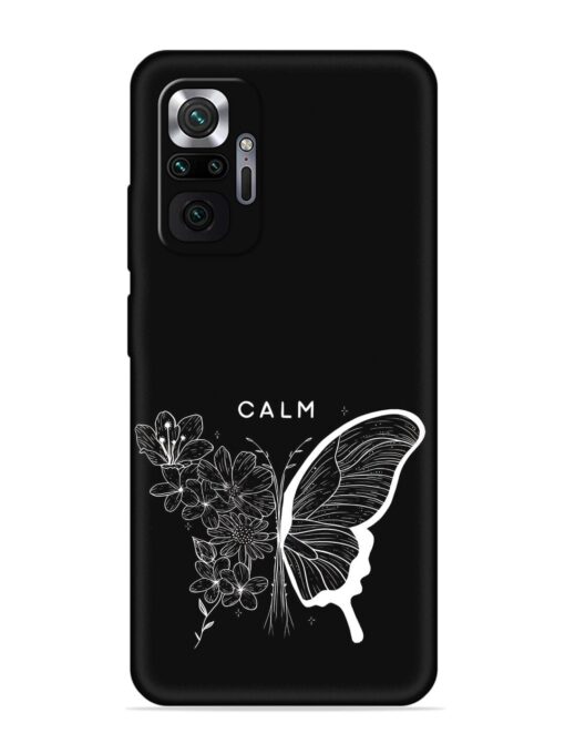 Calm Embossed Soft Silicone Case for Xiaomi Redmi Note 10 Pro Max Zapvi